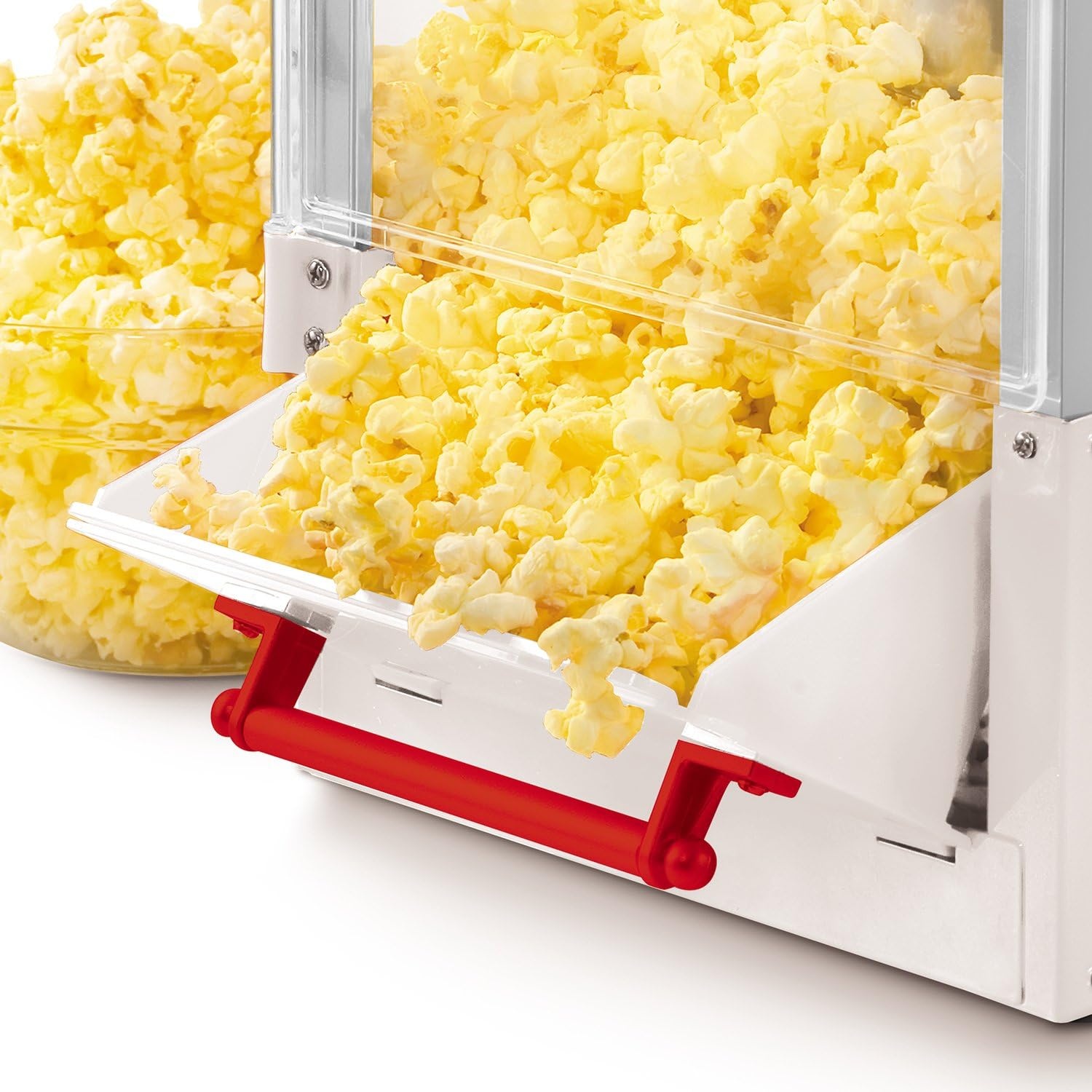 image:imageNostalgia Popcorn Maker Machine  Professional Cart With 25 Oz Kettle Makes Up to 10 Cups  Vintage Popcorn Machine Movie Theater Style  Red amp WhiteWhite and Red