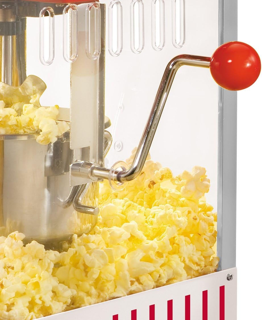 image:imageNostalgia Popcorn Maker Machine  Professional Cart With 25 Oz Kettle Makes Up to 10 Cups  Vintage Popcorn Machine Movie Theater Style  Red amp WhiteWhite and Red