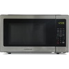 image:imageFarberware 07 Cu Ft Countertop Microwave Oven  700 Watts Power Auto Cook Settings Defrost Easy Clean and Child Safety Lock  BlackStainless Steel