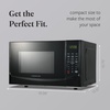 image:imageFarberware 07 Cu Ft Countertop Microwave Oven  700 Watts Power Auto Cook Settings Defrost Easy Clean and Child Safety Lock  WhiteBlack