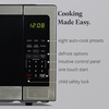 image:imageFarberware 07 Cu Ft Countertop Microwave Oven  700 Watts Power Auto Cook Settings Defrost Easy Clean and Child Safety Lock  WhiteStainless Steel