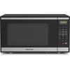 image:imageFarberware 07 Cu Ft Countertop Microwave Oven  700 Watts Power Auto Cook Settings Defrost Easy Clean and Child Safety Lock  WhiteStainless Steel