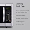 image:imageFarberware 11 Cu Ft Countertop Microwave Oven  1000 Watts Power Auto Cook Settings Defrost Easy Clean and Child Safety Lock  Stainless and BlackStainless Steel