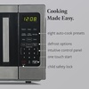 image:imageFarberware 11 Cu Ft Countertop Microwave Oven  1000 Watts Power Auto Cook Settings Defrost Easy Clean and Child Safety Lock  Stainless and BlackStainless Steel