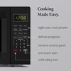 image:imageFarberware 13 Cu Ft Countertop Microwave Oven  1100 Watts Power Auto Cook Settings Defrost Easy Clean and Child Safety Lock  StainlessBlack