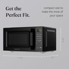 image:imageFarberware 13 Cu Ft Countertop Microwave Oven  1100 Watts Power Auto Cook Settings Defrost Easy Clean and Child Safety Lock  StainlessBlack
