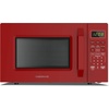image:imageFarberware 13 Cu Ft Countertop Microwave Oven  1100 Watts Power Auto Cook Settings Defrost Easy Clean and Child Safety Lock  StainlessRed