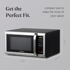 image:imageFarberware 13 Cu Ft Countertop Microwave Oven  1100 Watts Power Auto Cook Settings Defrost Easy Clean and Child Safety Lock  StainlessStainless Steel