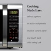 image:imageFarberware 13 Cu Ft Countertop Microwave Oven  1100 Watts Power Auto Cook Settings Defrost Easy Clean and Child Safety Lock  StainlessStainless Steel