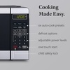 image:imageFarberware 13 Cu Ft Countertop Microwave Oven  1100 Watts Power Auto Cook Settings Defrost Easy Clean and Child Safety Lock  StainlessStainless Steel