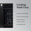 image:imageFarberware 17 Cu Ft OvertheRange Microwave Oven  1000 Watts Power Auto Cook Settings Defrost Easy Clean and Child Safety Lock  StainlessBlack
