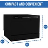 image:imageFarberware Compact 6Place Setting Dishwasher  Portable Mini Countertop Dishwasher with 7 Wash Programs  Perfect for Small Spaces Like Apartment Dorm Boat CamperRVBlack