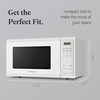 image:imageFarberware Countertop Microwave 900 Watts 09 cu ft  Microwave Oven With LED Lighting and Child Lock  Perfect for Apartments and Dorms  Easy Clean Brushed Stainless SteelWhite