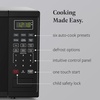 image:imageFarberware Countertop Microwave 900 Watts 09 cu ft  Microwave Oven With LED Lighting and Child Lock  Perfect for Apartments and Dorms  Easy Clean Brushed Stainless SteelBlack