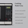 image:imageFarberware Countertop Microwave 900 Watts 09 cu ft  Microwave Oven With LED Lighting and Child Lock  Perfect for Apartments and Dorms  Easy Clean Brushed Stainless SteelStainless Steel