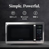 image:imageFarberware Countertop Microwave 900 Watts 09 cu ft  Microwave Oven With LED Lighting and Child Lock  Perfect for Apartments and Dorms  Easy Clean Brushed Stainless SteelBrushed Stainless