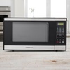 image:imageFarberware Countertop Microwave 900 Watts 09 cu ft  Microwave Oven With LED Lighting and Child Lock  Perfect for Apartments and Dorms  Easy Clean Brushed Stainless SteelStainless Steel