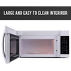 image:imageFarberware Countertop Microwave 900 Watts 09 cu ft  Microwave Oven With LED Lighting and Child Lock  Perfect for Apartments and Dorms  Easy Clean Brushed Stainless SteelWhite