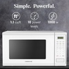 image:imageFarberware Countertop Microwave 900 Watts 09 cu ft  Microwave Oven With LED Lighting and Child Lock  Perfect for Apartments and Dorms  Easy Clean Brushed Stainless SteelWhite