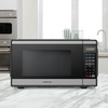 image:imageFarberware Countertop Microwave 900 Watts 09 cu ft  Microwave Oven With LED Lighting and Child Lock  Perfect for Apartments and Dorms  Easy Clean Brushed Stainless SteelStainless Steel