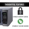 image:imageFarberware FM11WHA Microwave Oven 11 Cu Ft WhiteBlack Stainless