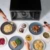 image:imageFarberware FM11WHA Microwave Oven 11 Cu Ft WhiteBlack Stainless