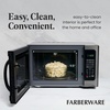 image:imageFarberware FM11WHA Microwave Oven 11 Cu Ft WhiteBlack Stainless