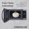 image:imageFarberware FM11WHA Microwave Oven 11 Cu Ft WhiteStainless Steel
