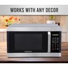 image:imageFarberware FM11WHA Microwave Oven 11 Cu Ft WhiteStainless Steel