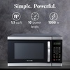 image:imageFarberware FM11WHA Microwave Oven 11 Cu Ft WhiteStainless Steel