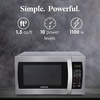 image:imageFarberware FM11WHA Microwave Oven 11 Cu Ft WhiteStainless Steel