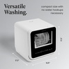 image:imageFarberware Portable Countertop Dishwasher with 5Liter Builtin Water Tank  5Program System for Home RV and Apartment  Wash Dishes Glass and Baby ProductsBlackWhite