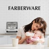 image:imageFarberware Portable Countertop Dishwasher with 5Liter Builtin Water Tank  5Program System for Home RV and Apartment  Wash Dishes Glass and Baby ProductsBlackWhite