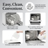 image:imageFarberware Portable Countertop Dishwasher with 5Liter Builtin Water Tank  5Program System for Home RV and Apartment  Wash Dishes Glass and Baby ProductsBlackWhite