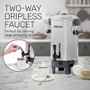 image:imageHomecraft 100Cup Coffee Urn and Hot Beverage Dispenser with Dripless Faucet QuickBrewing Stainless Steel30 Cup