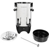 image:imageHomecraft 100Cup Coffee Urn and Hot Beverage Dispenser with Dripless Faucet QuickBrewing Stainless Steel45 Cup Double Spigot