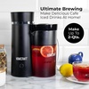 image:imageHomecraft 3Quart Iced Coffee and Tea Maker with Filter Basket Flavor Enhancer Adjustable Brew Strength Black2 QT  Black