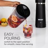 image:imageHomecraft 3Quart Iced Coffee and Tea Maker with Filter Basket Flavor Enhancer Adjustable Brew Strength Black2 QT  Luxe