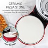 image:imageHomecraft Stone Baked Pizza Oven  12in Woodfired Style Indoor Electric Countertop Pizza Maker  Ceramic Stone amp Stainless Steel Peel  Variable Temp Control to 750F  Homemade Pizza in MinutesRedRed Pizza