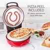 image:imageHomecraft Stone Baked Pizza Oven  12in Woodfired Style Indoor Electric Countertop Pizza Maker  Ceramic Stone amp Stainless Steel Peel  Variable Temp Control to 750F  Homemade Pizza in MinutesRedRed Pizza