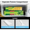 image:imageIgloo 26 CuFt Mini Fridge with Freezer Single Door Compact Refrigerator with Glass Shelves for Homes Dorms amp Offices Keep Snacks Drinks amp Frozen Foods Cool with Temperature Control Fridge WhiteWhite