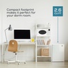 image:imageIgloo 26 CuFt Mini Fridge with Freezer Single Door Compact Refrigerator with Glass Shelves for Homes Dorms amp Offices Keep Snacks Drinks amp Frozen Foods Cool with Temperature Control Fridge WhiteWhite