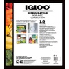 image:imageIgloo 26 CuFt Mini Fridge with Freezer Single Door Compact Refrigerator with Glass Shelves for Homes Dorms amp Offices Keep Snacks Drinks amp Frozen Foods Cool with Temperature Control Fridge WhiteBlack