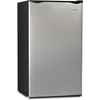 image:imageIgloo 26 CuFt Mini Fridge with Freezer Single Door Compact Refrigerator with Glass Shelves for Homes Dorms amp Offices Keep Snacks Drinks amp Frozen Foods Cool with Temperature Control Fridge WhitePlatinum
