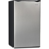 image:imageIgloo 32 CuFt Double Door Compact Refrigerator with Freezer  Slide Out Glass Shelf Perfect for Homes Offices Dorms  BlackPlatinum
