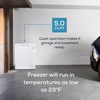 image:imageIgloo 35 Cu Ft Upright Deep Freezer Chest Deep Freezer with Quick Freezing System amp Adjustable Thermostat for Homes Garages amp Basements Low Noise Freezer with Removable Basket amp LED Lights WhiteWhite