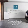 image:imageIgloo 35 Cu Ft Upright Deep Freezer Chest Deep Freezer with Quick Freezing System amp Adjustable Thermostat for Homes Garages amp Basements Low Noise Freezer with Removable Basket amp LED Lights WhiteWhite