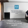 image:imageIgloo 35 Cu Ft Upright Deep Freezer Chest Deep Freezer with Quick Freezing System amp Adjustable Thermostat for Homes Garages amp Basements Low Noise Freezer with Removable Basket amp LED Lights WhiteBlack