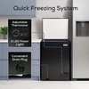 image:imageIgloo 35 Cu Ft Upright Deep Freezer Chest Deep Freezer with Quick Freezing System amp Adjustable Thermostat for Homes Garages amp Basements Low Noise Freezer with Removable Basket amp LED Lights WhiteBlack Original