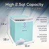image:imageIgloo Electric Countertop Ice Maker Machine  Automatic and Portable  33 Pounds in 24 Hours  Ice Cube Maker  Ice Scoop and Basket  Ideal for Iced Coffee and Cocktails  AquaAqua